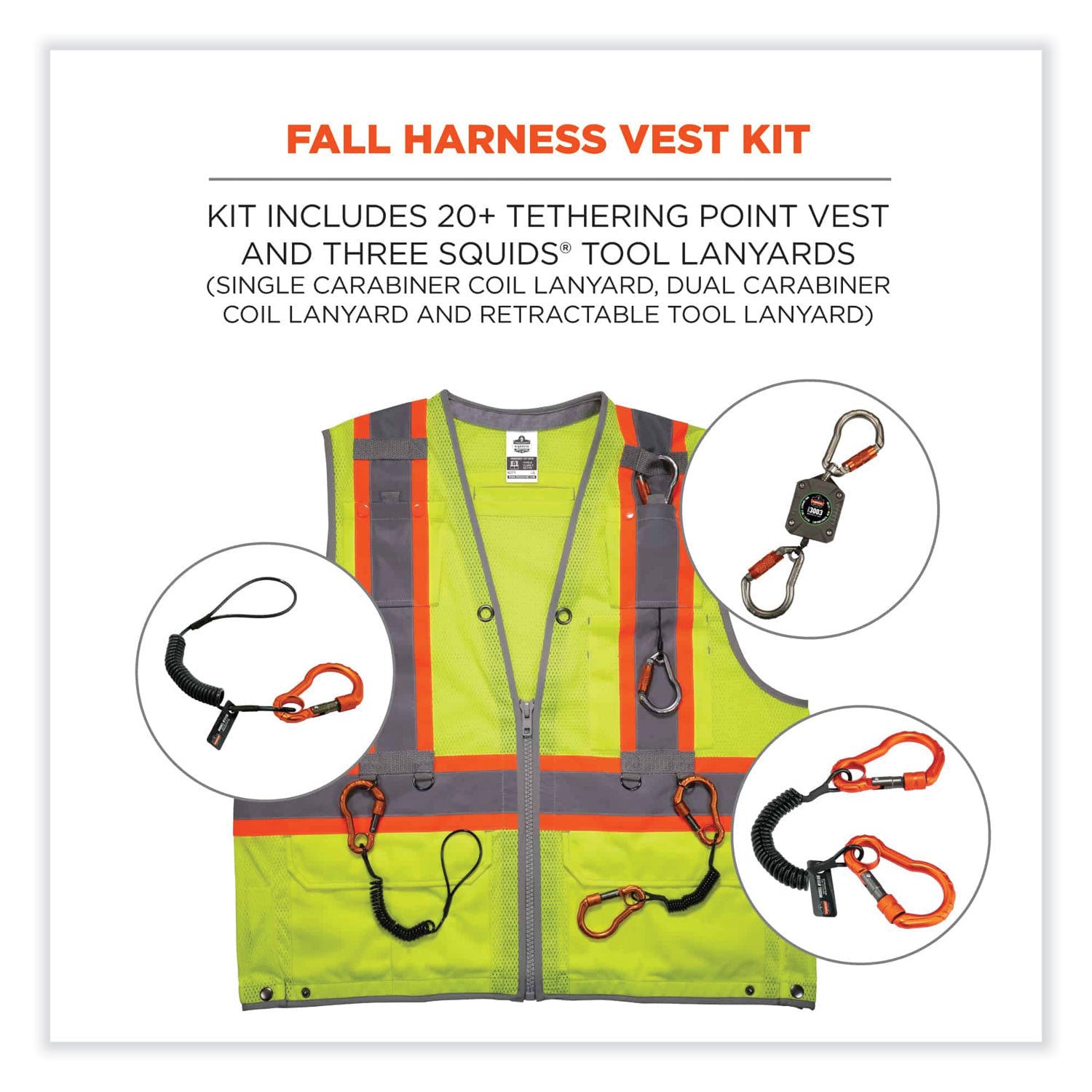 glowear-8231tvk-class-2-hi-vis-tool-tethering-safety-vest-kit-polyester-small-medium-lime-ships-in-1-3-business-days_ego24183 - 4