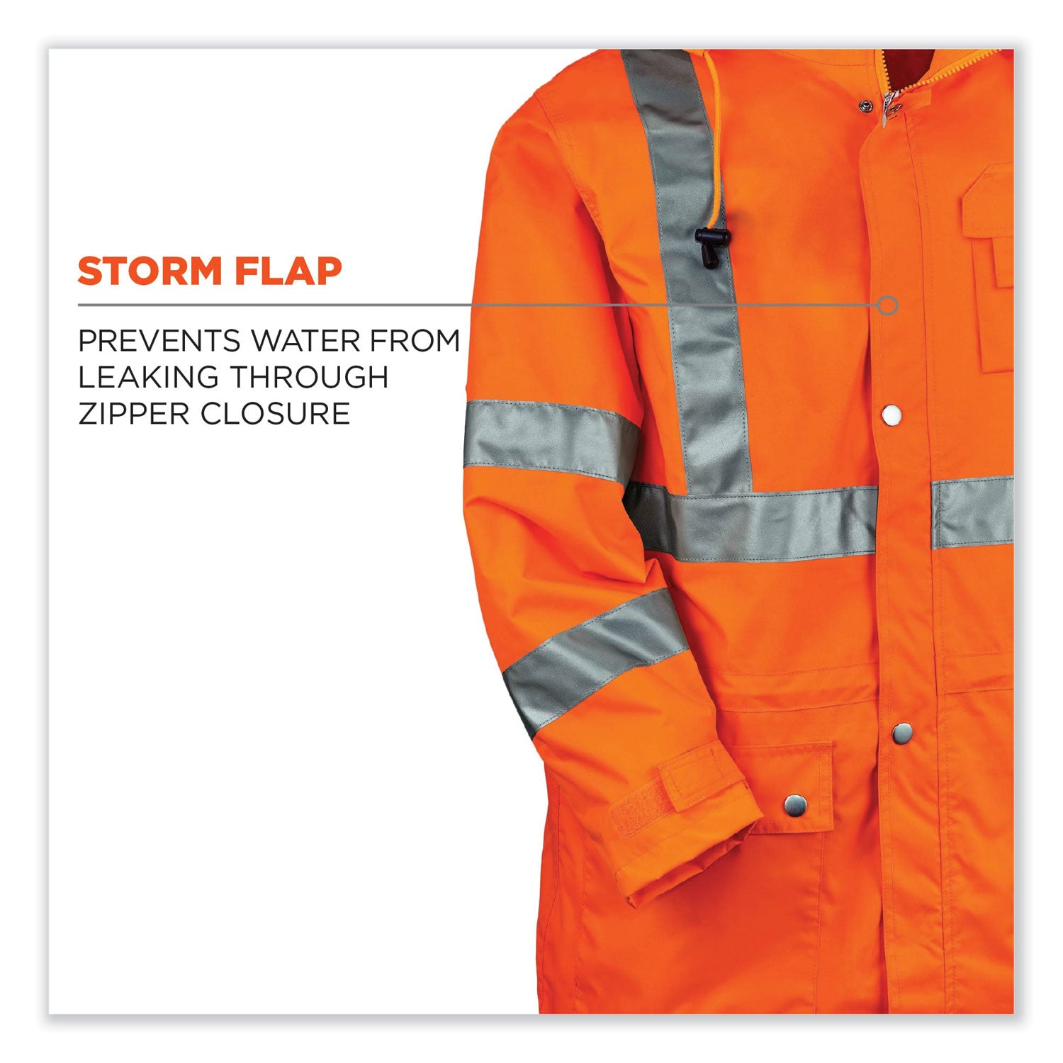 glowear-8365-class-3-hi-vis-rain-jacket-polyester-5x-large-orange-ships-in-1-3-business-days_ego24319 - 5