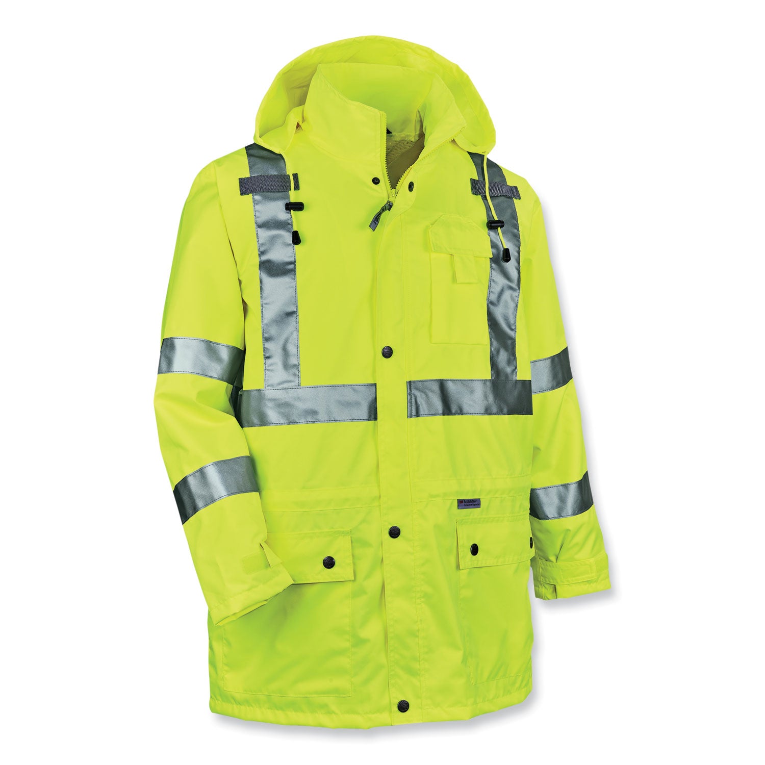 glowear-8365-class-3-hi-vis-rain-jacket-polyester-small-lime-ships-in-1-3-business-days_ego24322 - 1