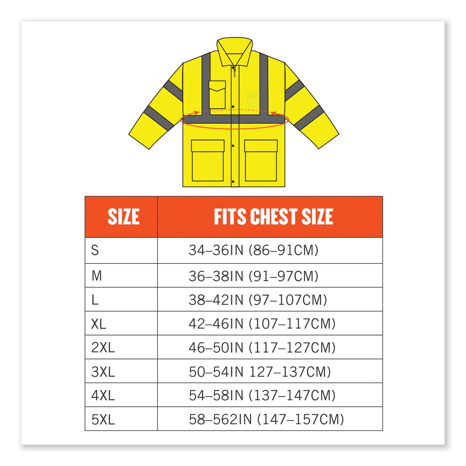 GloWear 8366 Class 3 Lightweight Hi-Vis Rain Jacket, Polyester, Small, Lime, Ships in 1-3 Business Days