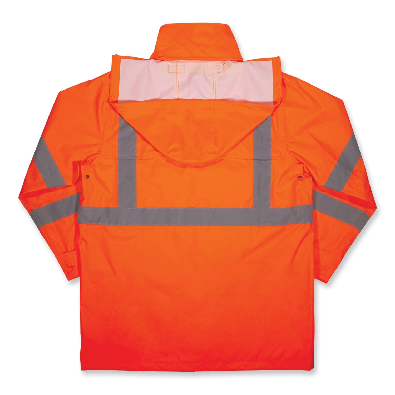 glowear-8366-class-3-lightweight-hi-vis-rain-jacket-polyester-x-large-orange-ships-in-1-3-business-days_ego24365 - 2