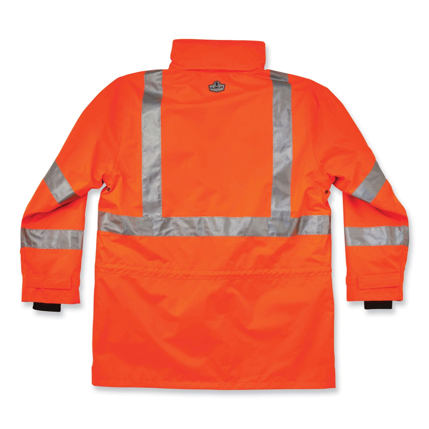 GloWear 8385 Class 3 Hi-Vis 4-in-1 Jacket, Small, Orange, Ships in 1-3 Business Days