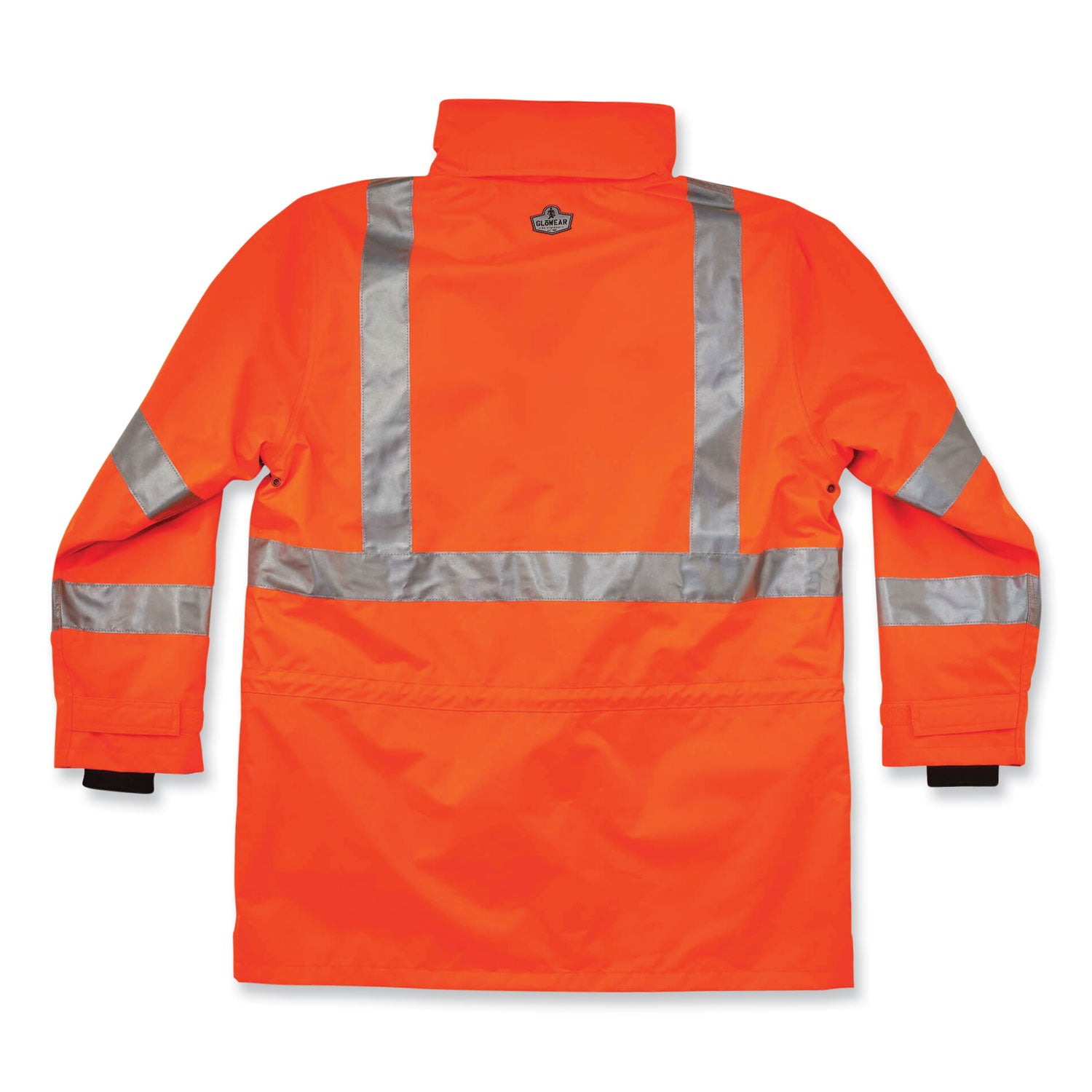 GloWear 8385 Class 3 Hi-Vis 4-in-1 Jacket, Medium, Orange, Ships in 1-3 Business Days