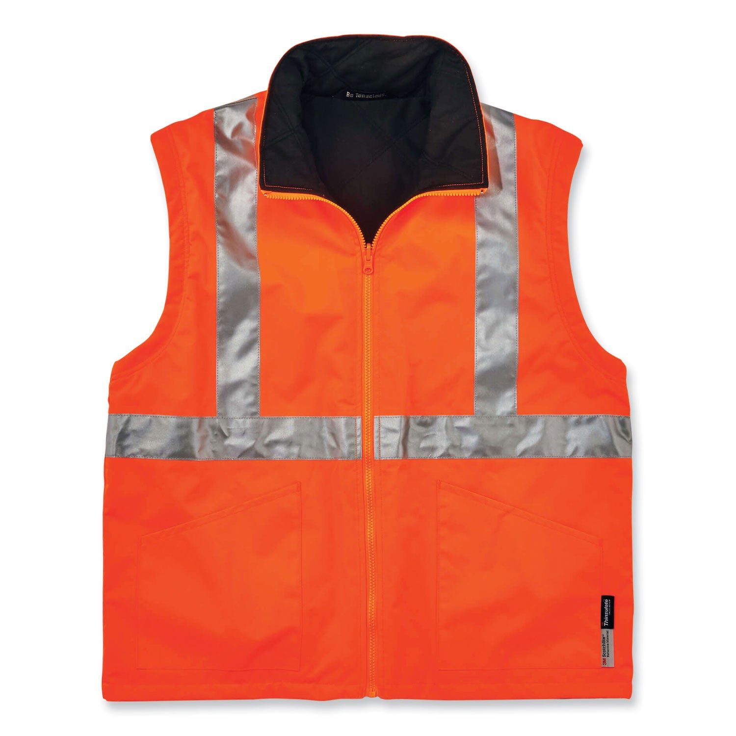 GloWear 8385 Class 3 Hi-Vis 4-in-1 Jacket, X-Large, Orange, Ships in 1-3 Business Days