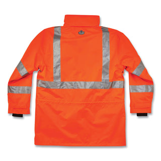 GloWear 8385 Class 3 Hi-Vis 4-in-1 Jacket, 2X-Large, Orange, Ships in 1-3 Business Days