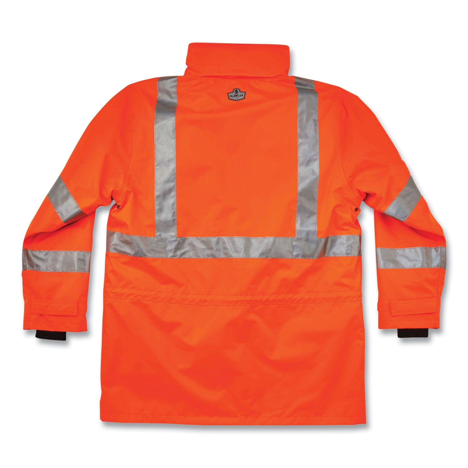 GloWear 8385 Class 3 Hi-Vis 4-in-1 Jacket, 2X-Large, Orange, Ships in 1-3 Business Days