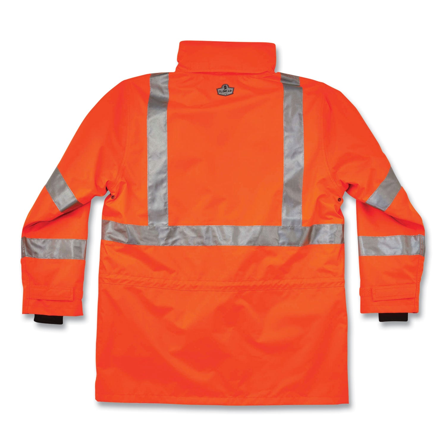 GloWear 8385 Class 3 Hi-Vis 4-in-1 Jacket, 3X-Large, Orange, Ships in 1-3 Business Days