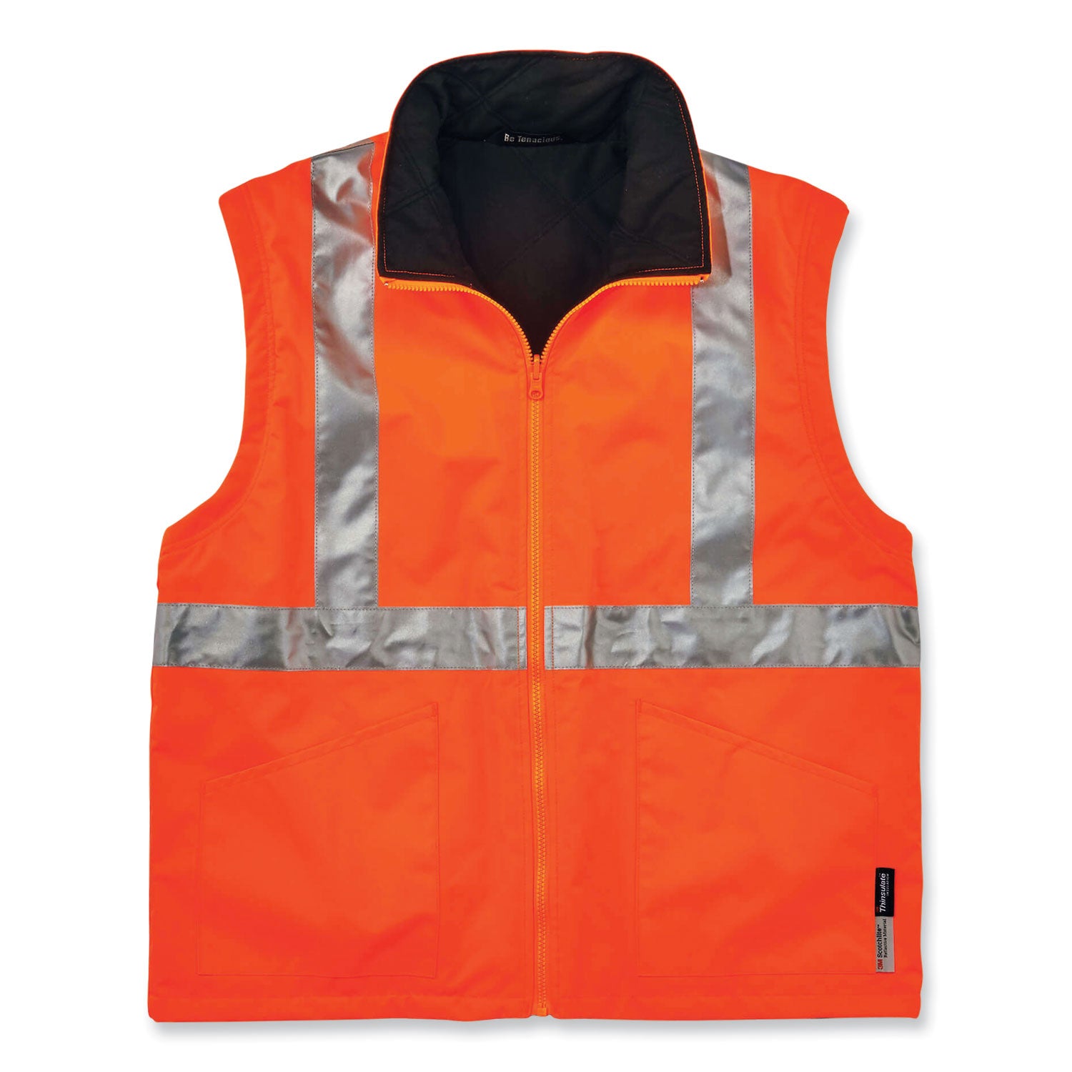 GloWear 8385 Class 3 Hi-Vis 4-in-1 Jacket, 3X-Large, Orange, Ships in 1-3 Business Days
