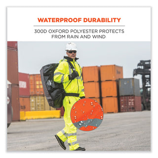 GloWear 8915 Class E Hi-Vis Rain Pants, Medium, Orange, Ships in 1-3 Business Days