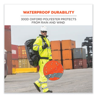 GloWear 8915 Class E Hi-Vis Rain Pants, Large, Orange, Ships in 1-3 Business Days
