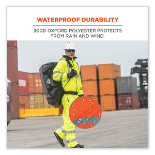 GloWear 8915 Class E Hi-Vis Rain Pants, 4X-Large, Orange, Ships in 1-3 Business Days