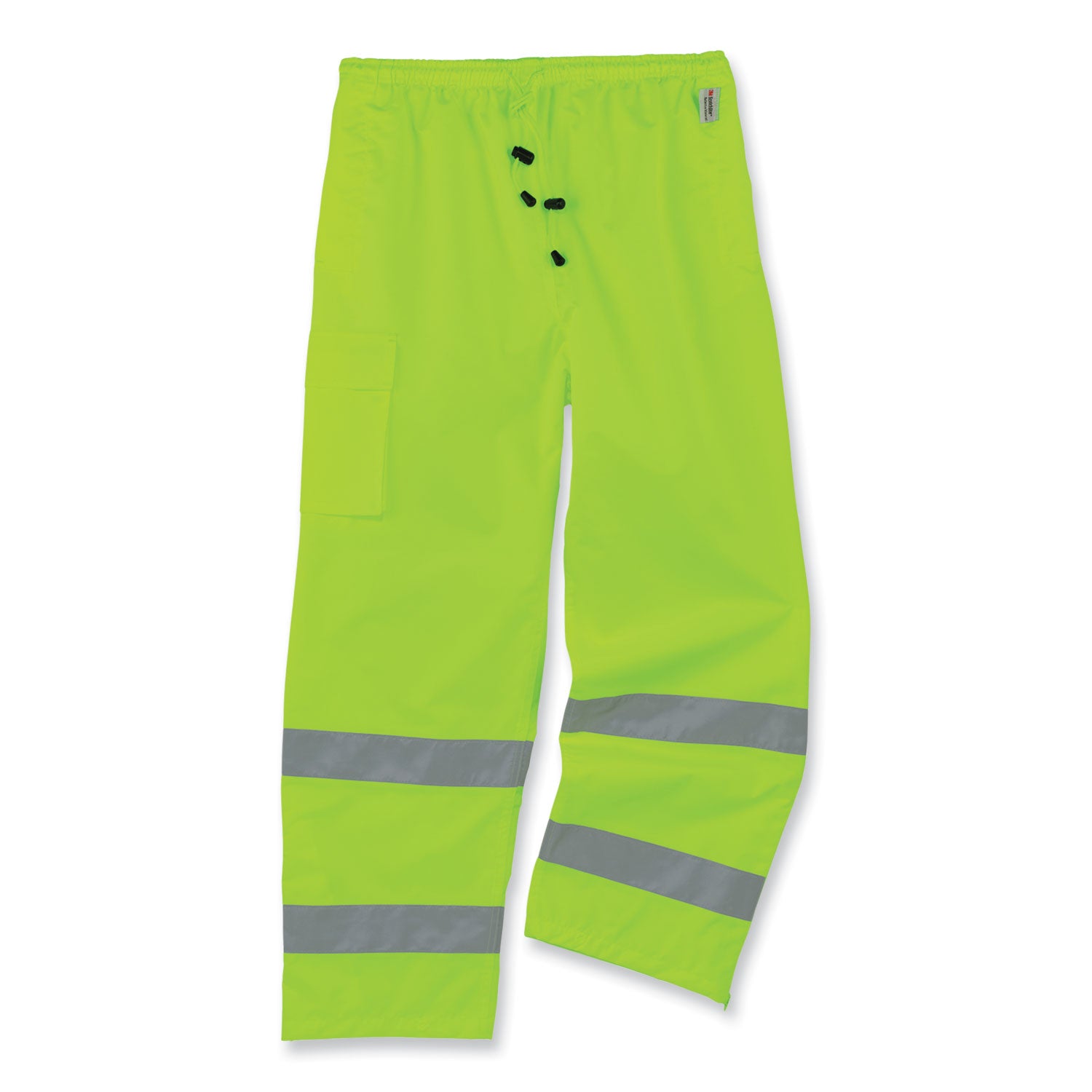 GloWear 8915 Class E Hi-Vis Rain Pants, 5X-Large, Lime, Ships in 1-3 Business Days
