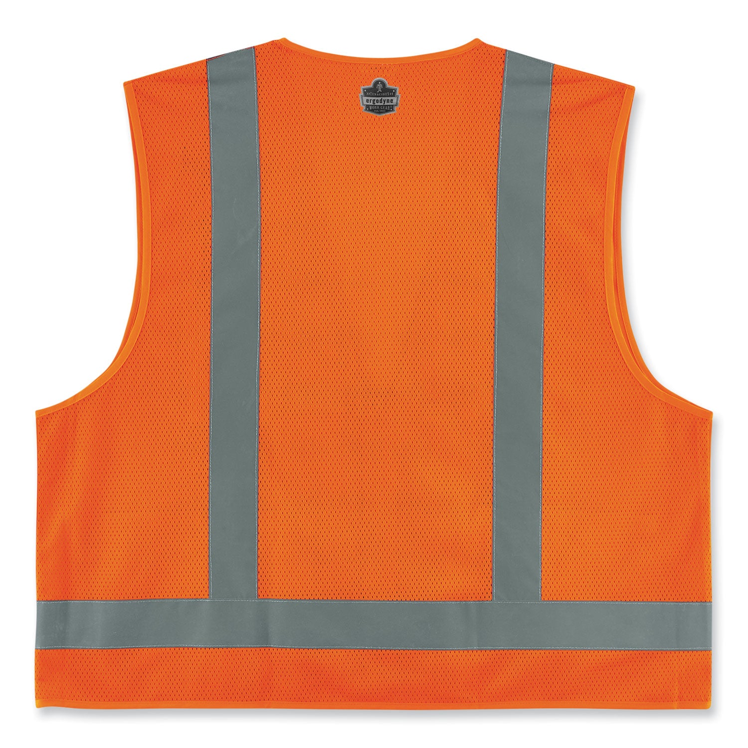 GloWear 8249Z-S Single Size Class 2 Economy Surveyors Zipper Vest, Polyester, Medium, Orange, Ships in 1-3 Business Days