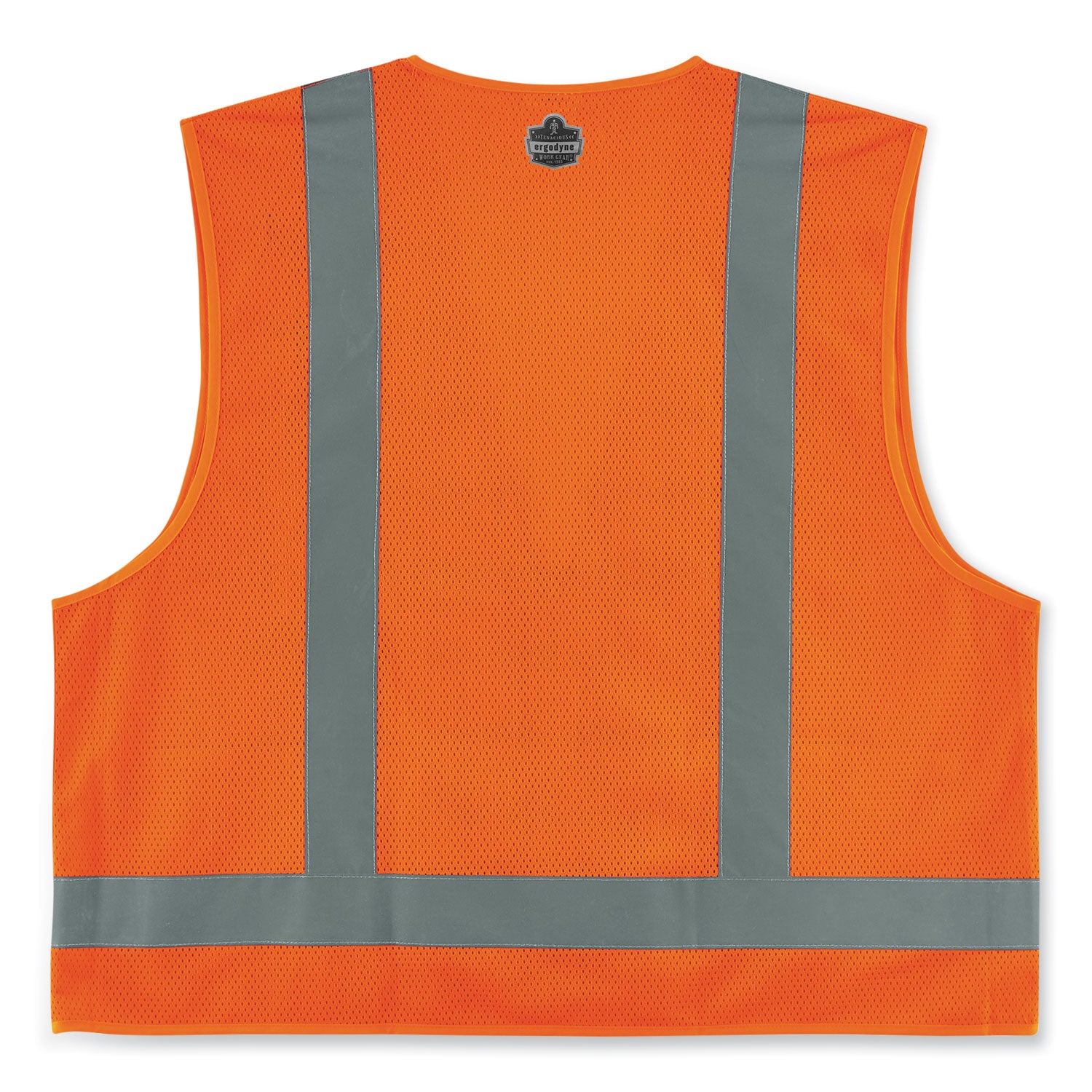 GloWear 8249Z-S Single Size Class 2 Economy Surveyors Zipper Vest, Polyester, 2X-Large, Orange, Ships in 1-3 Business Days