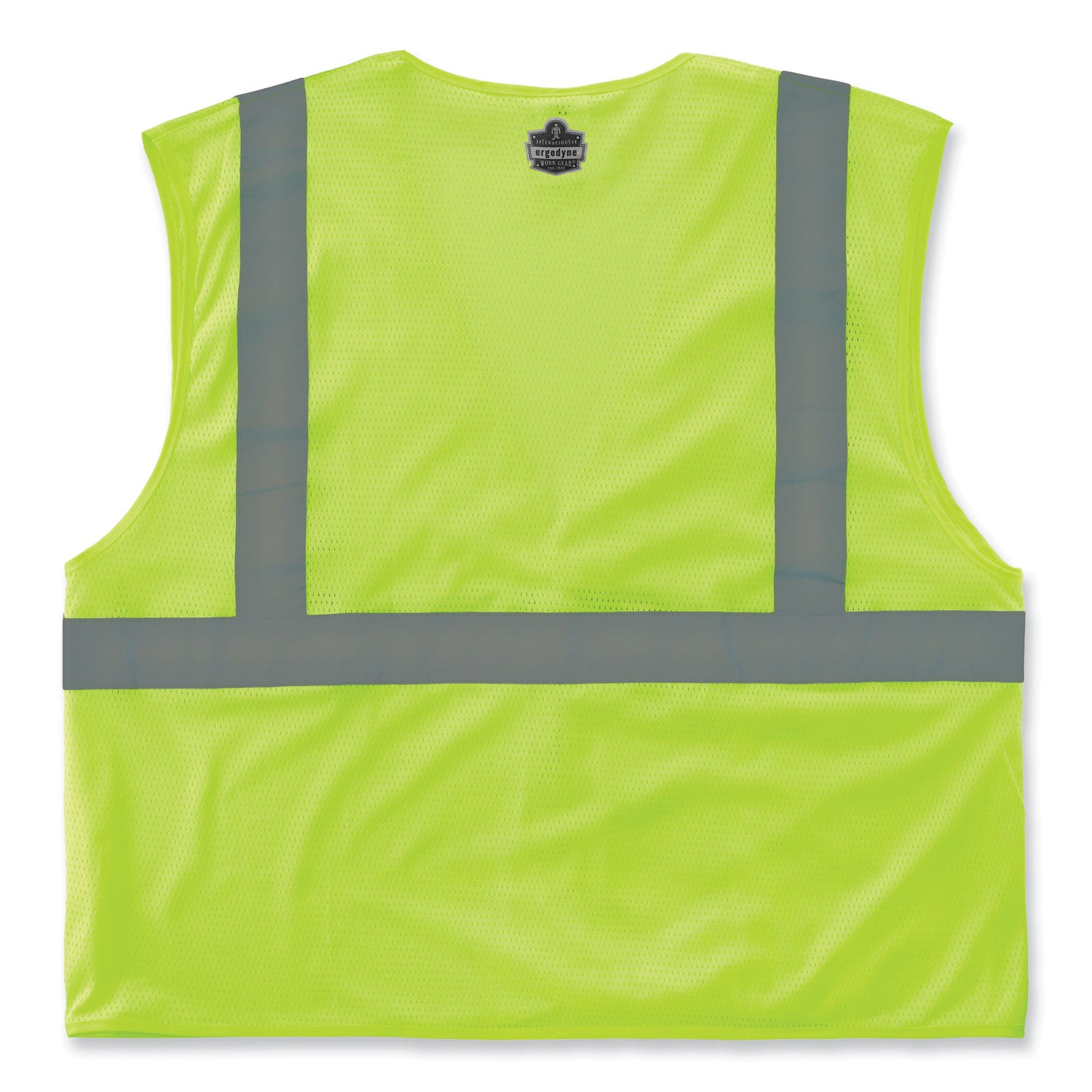 GloWear 8210HL-S Single Size Class 2 Economy Mesh Vest, Polyester, 2X-Large, Lime, Ships in 1-3 Business Days