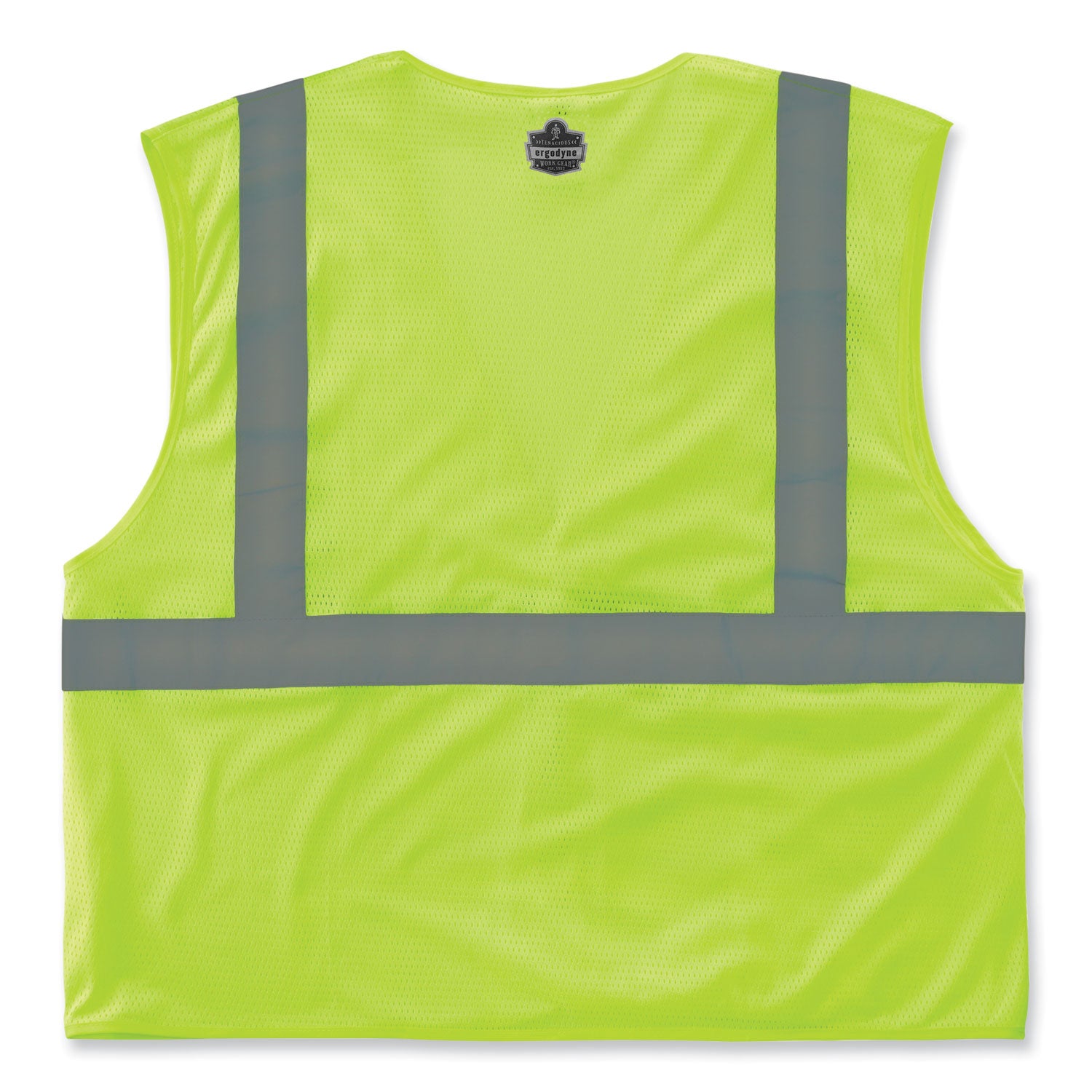 GloWear 8210HL-S Single Size Class 2 Economy Mesh Vest, Polyester, 3X-Large, Lime, Ships in 1-3 Business Days