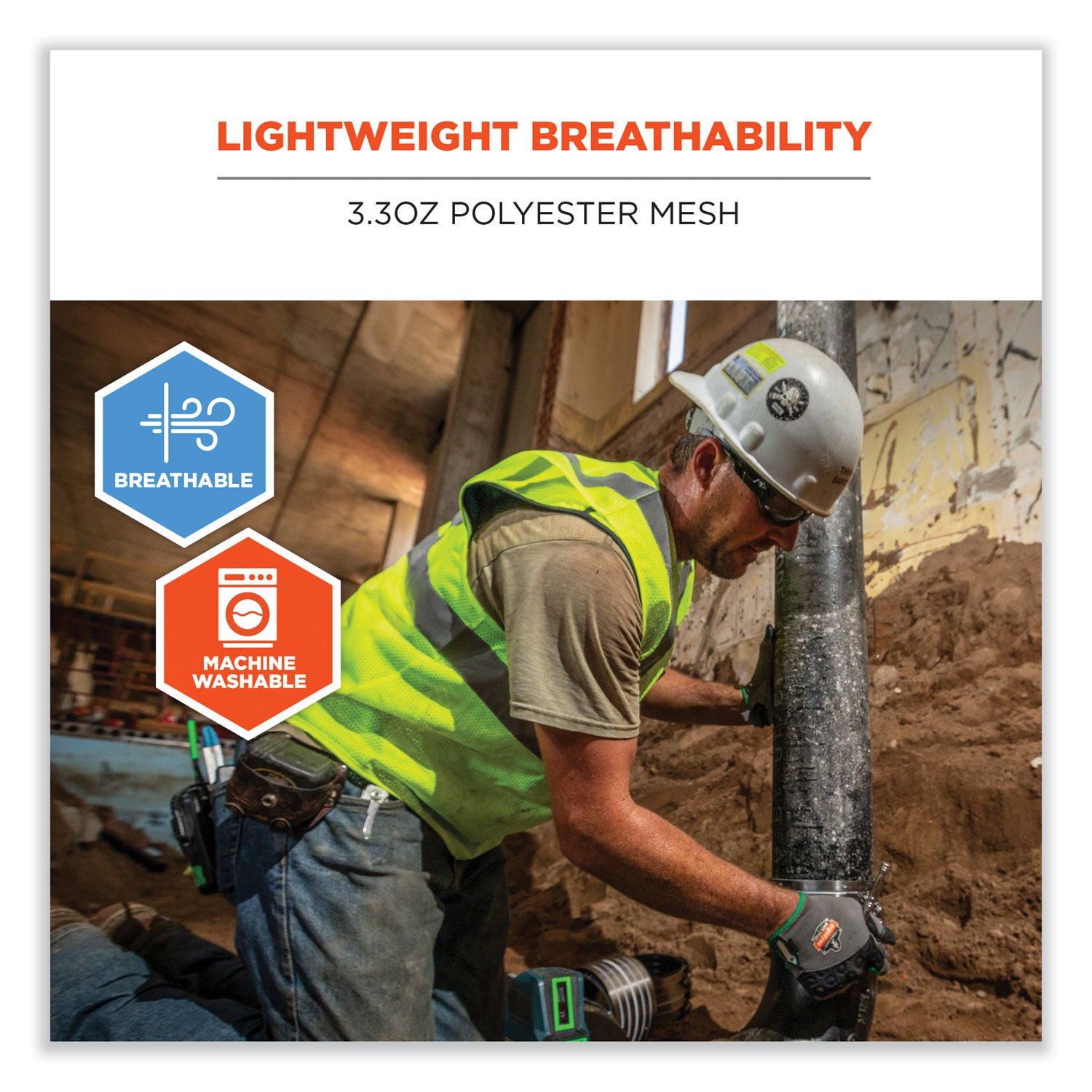 glowear-8210hl-s-single-size-class-2-economy-mesh-vest-polyester-small-orange-ships-in-1-3-business-days_ego24532 - 5