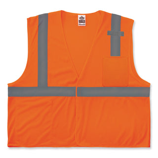 glowear-8210hl-s-single-size-class-2-economy-mesh-vest-polyester-2x-large-orange-ships-in-1-3-business-days_ego24536 - 1