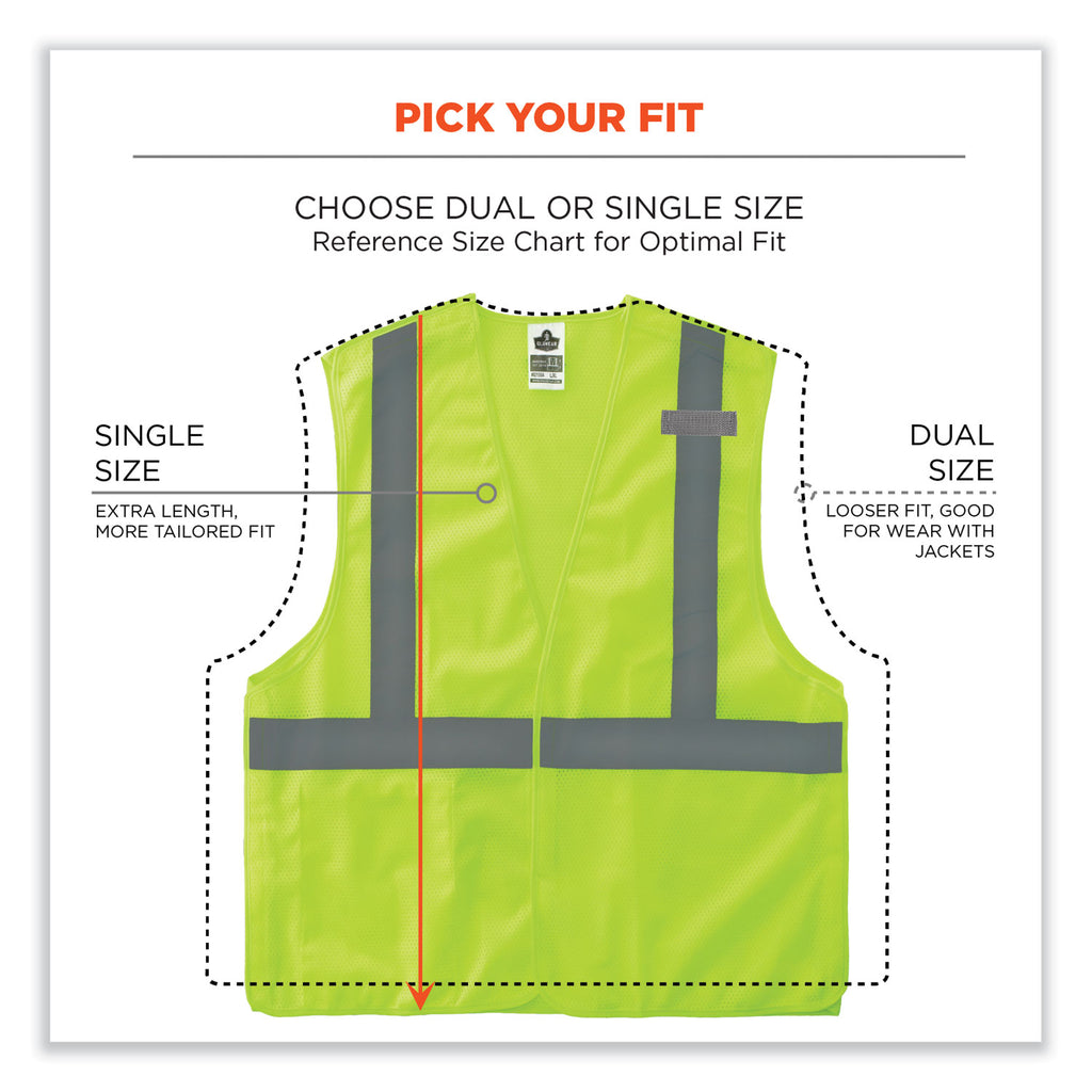 glowear-8215ba-s-single-size-class-2-economy-breakaway-mesh-vest-polyester-small-lime-ships-in-1-3-business-days_ego24542 - 7