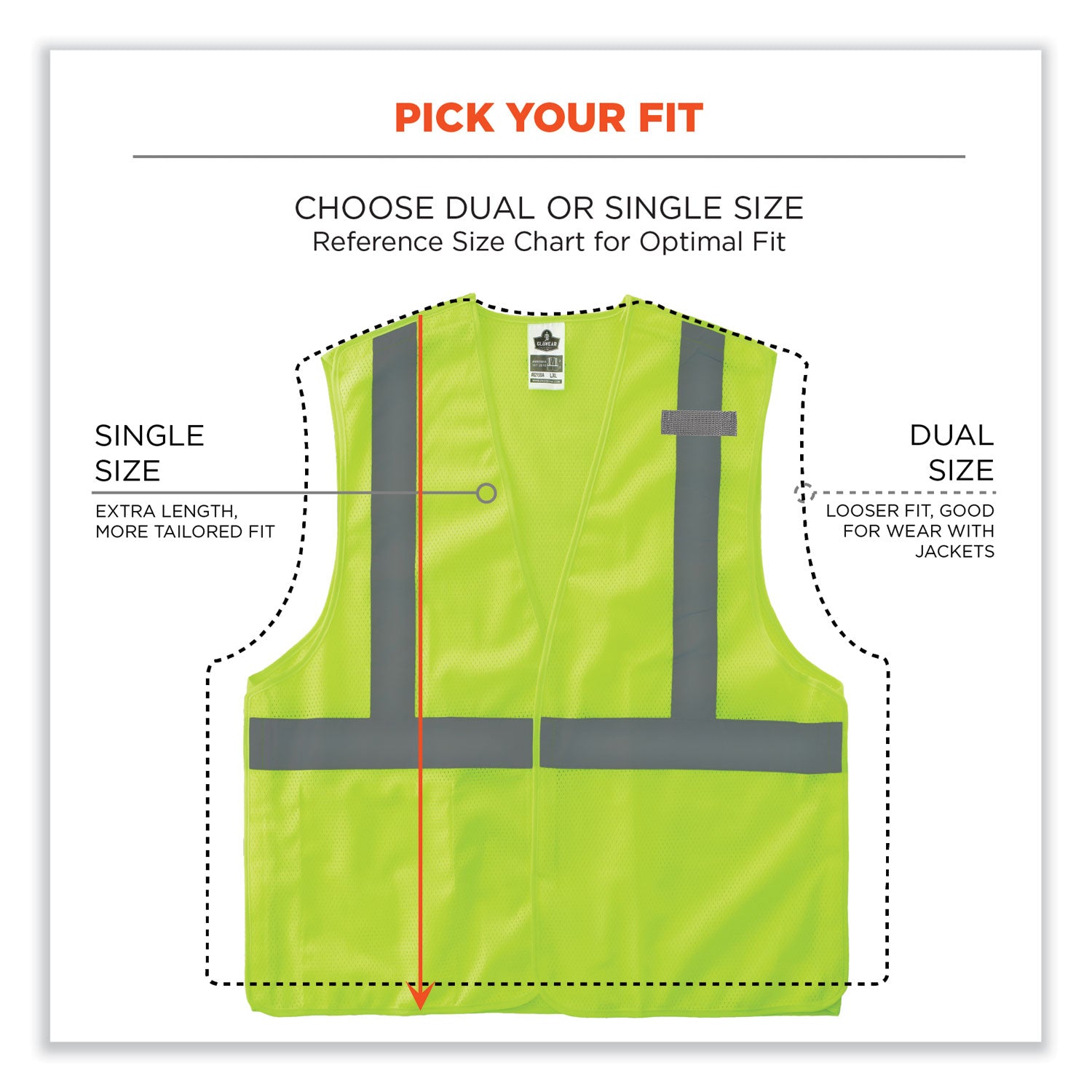 glowear-8215ba-s-single-size-class-2-economy-breakaway-mesh-vest-polyester-small-lime-ships-in-1-3-business-days_ego24542 - 7