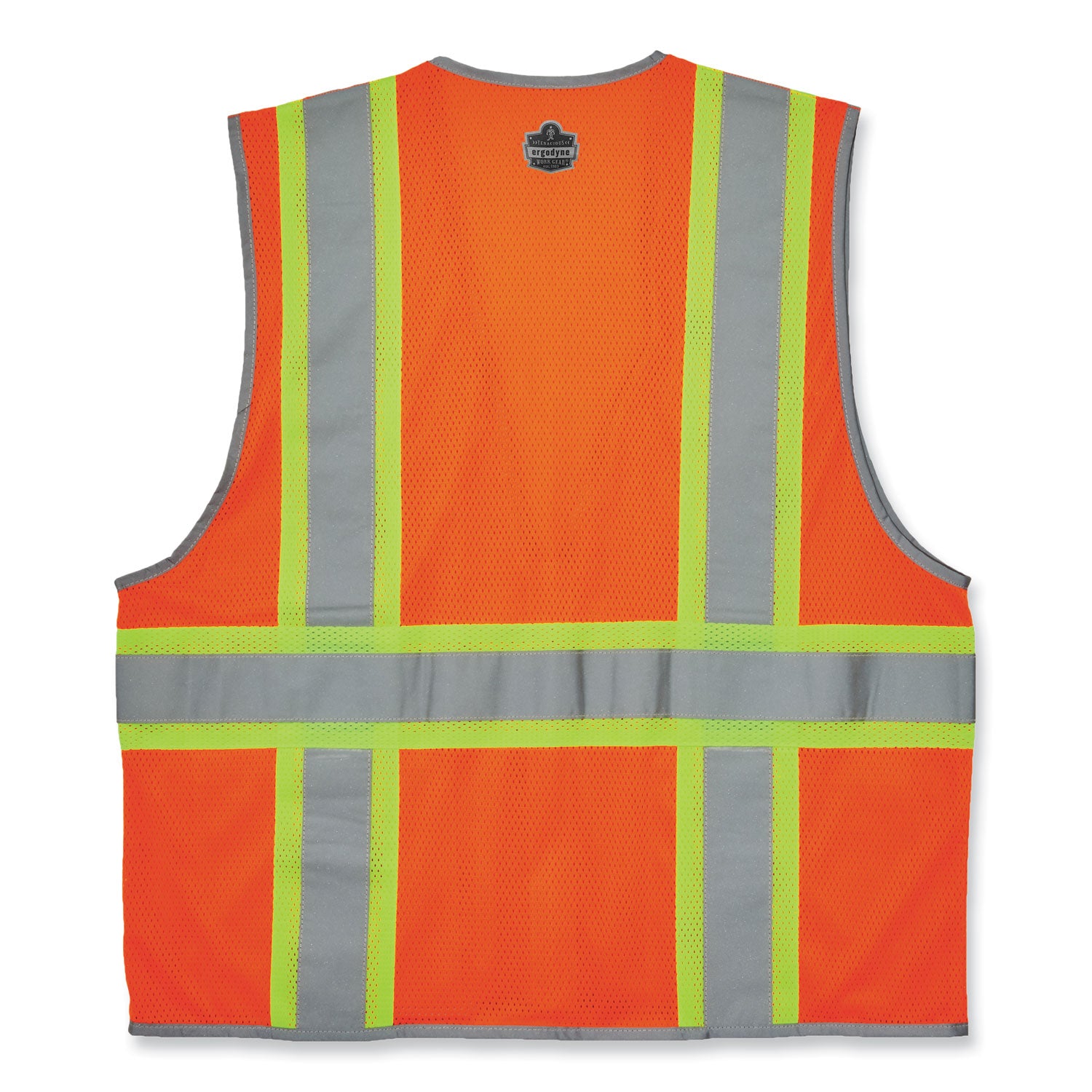 glowear-8246z-s-single-size-class-2-two-tone-mesh-vest-polyester-2x-large-orange-ships-in-1-3-business-days_ego24576 - 3