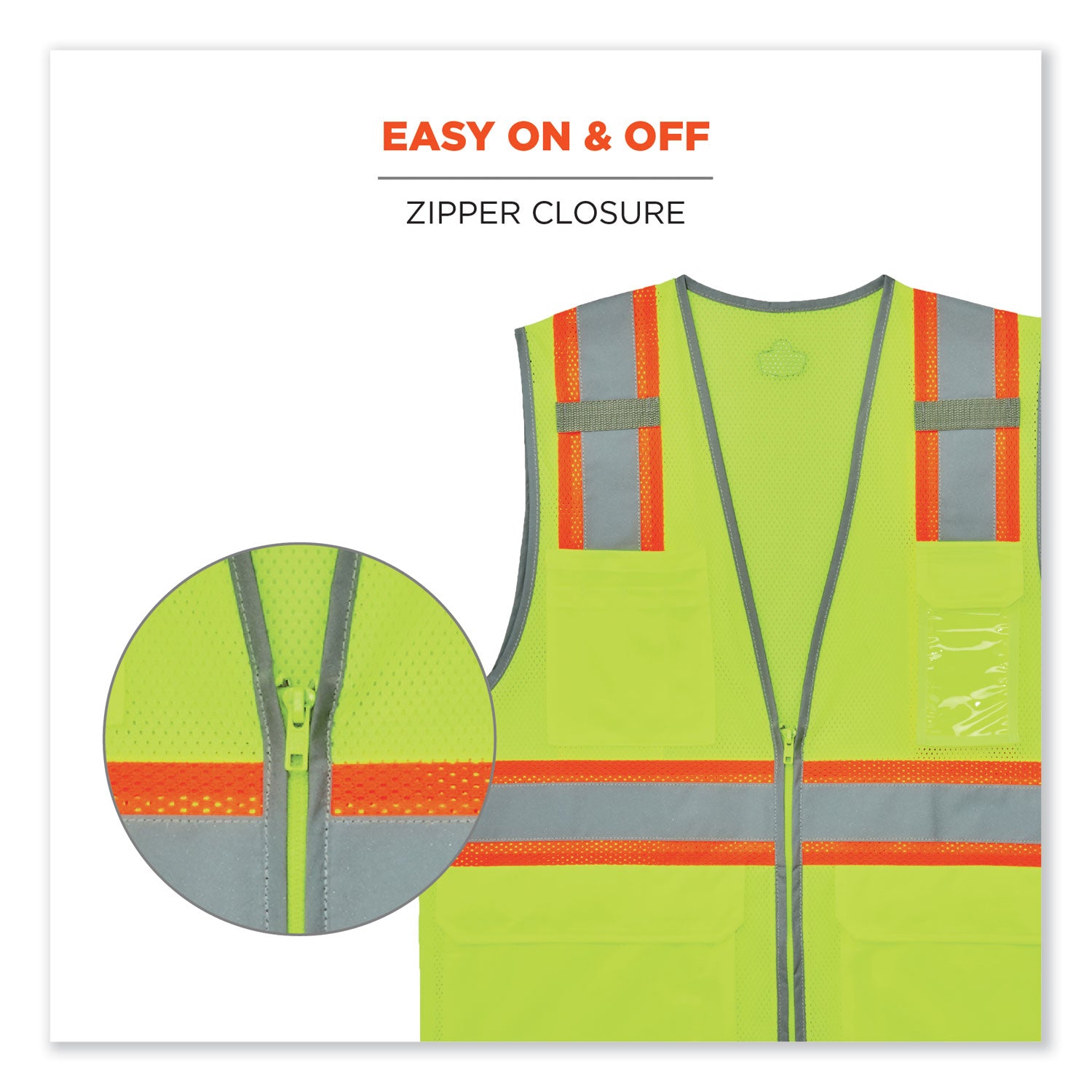 glowear-8246z-s-single-size-class-2-two-tone-mesh-vest-polyester-medium-lime-ships-in-1-3-business-days_ego24563 - 6