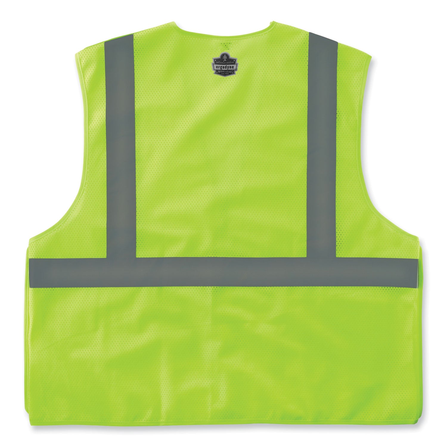 GloWear 8215BA-S Single Size Class 2 Economy Breakaway Mesh Vest, Polyester, 5X-Large, Lime, Ships in 1-3 Business Days