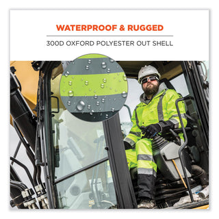 glowear-8918bk-class-e-hi-vis-rain-bibs-black-bottom-x-large-lime-ships-in-1-3-business-days_ego25015 - 2