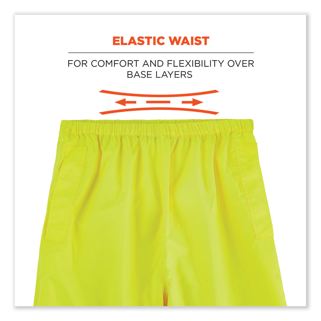 glowear-8916-class-e-lightweight-hi-vis-rain-pants-medium-lime-ships-in-1-3-business-days_ego25343 - 4