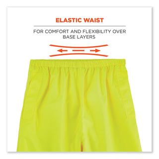 glowear-8916-class-e-lightweight-hi-vis-rain-pants-x-large-lime-ships-in-1-3-business-days_ego25345 - 4
