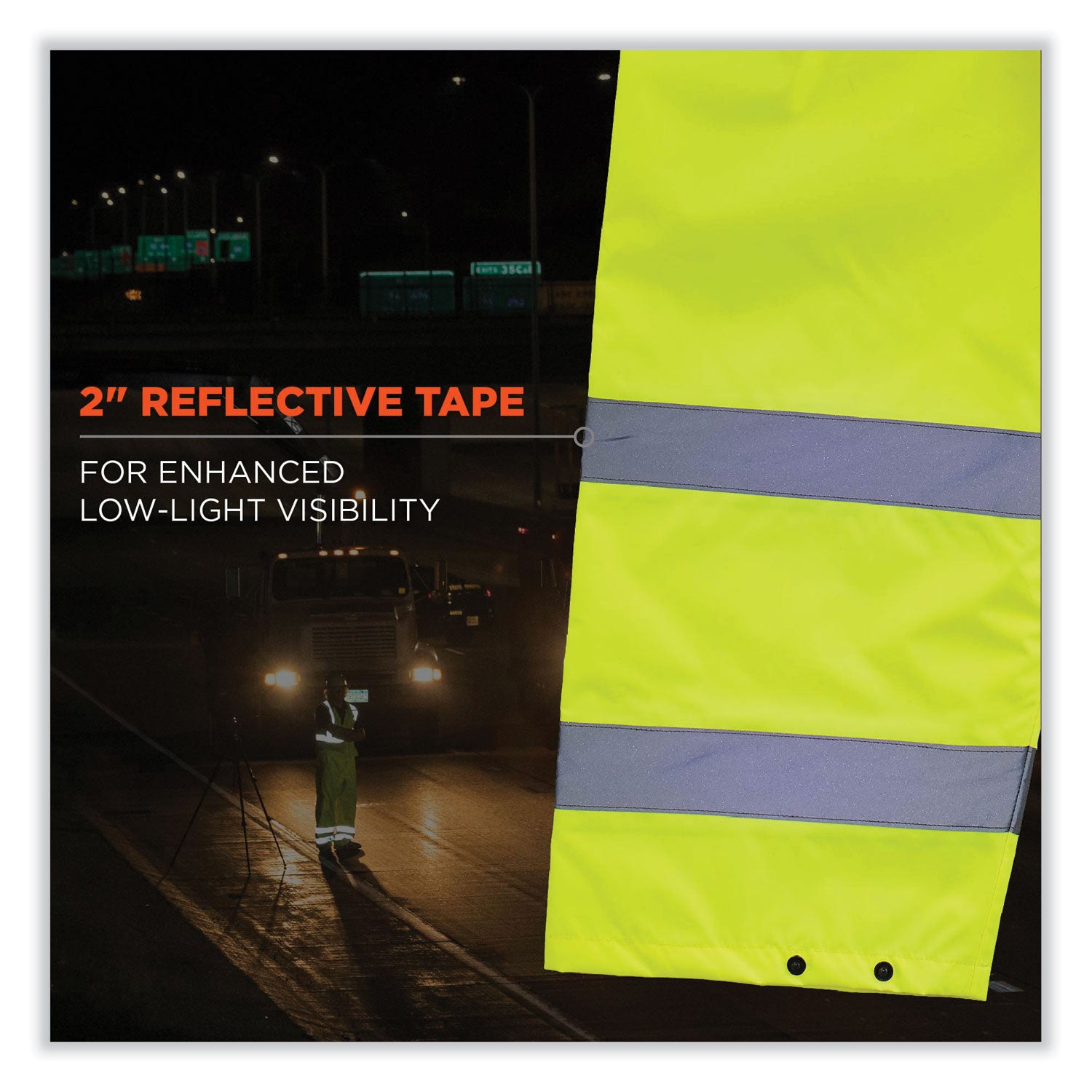 glowear-8916-class-e-lightweight-hi-vis-rain-pants-2x-large-lime-ships-in-1-3-business-days_ego25346 - 6
