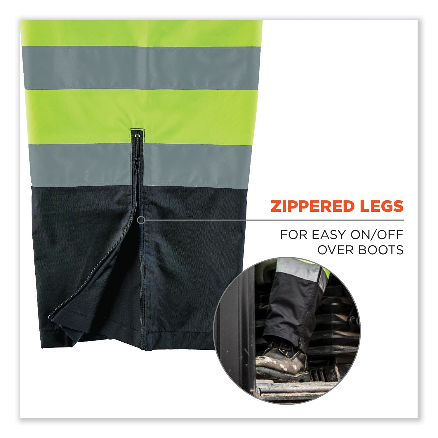 glowear-8915bk-class-e-hi-vis-rain-pants-black-bottom-x-large-lime-ships-in-1-3-business-days_ego25425 - 6