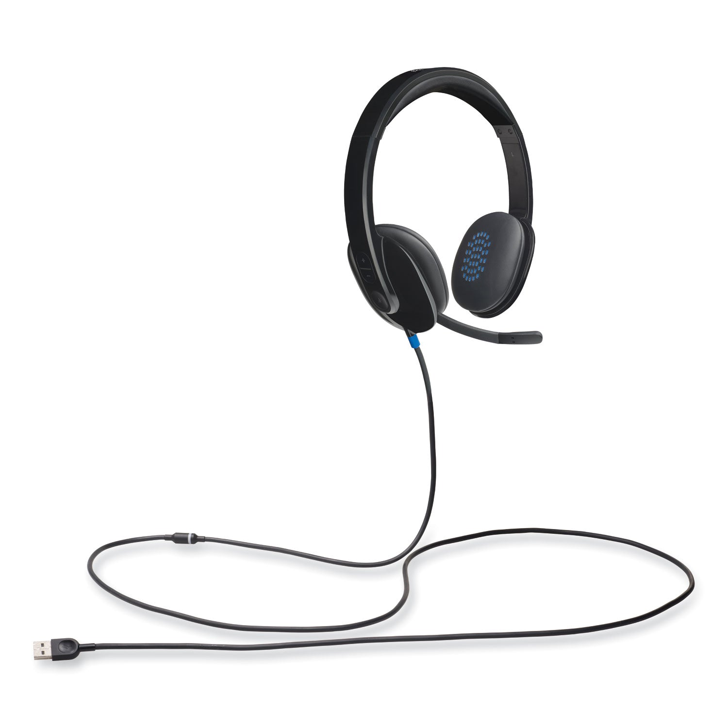 H540 Binaural Over The Head Corded Headset, Black - 