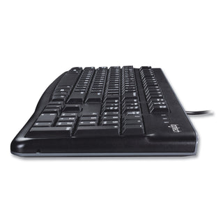 MK120 Wired Keyboard + Mouse Combo, USB 2.0, Black - 