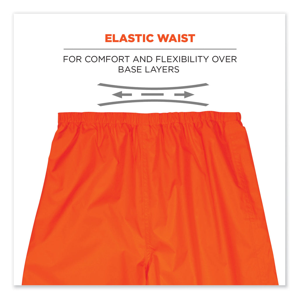 glowear-8916-class-e-lightweight-hi-vis-rain-pants-x-large-orange-ships-in-1-3-business-days_ego25445 - 4