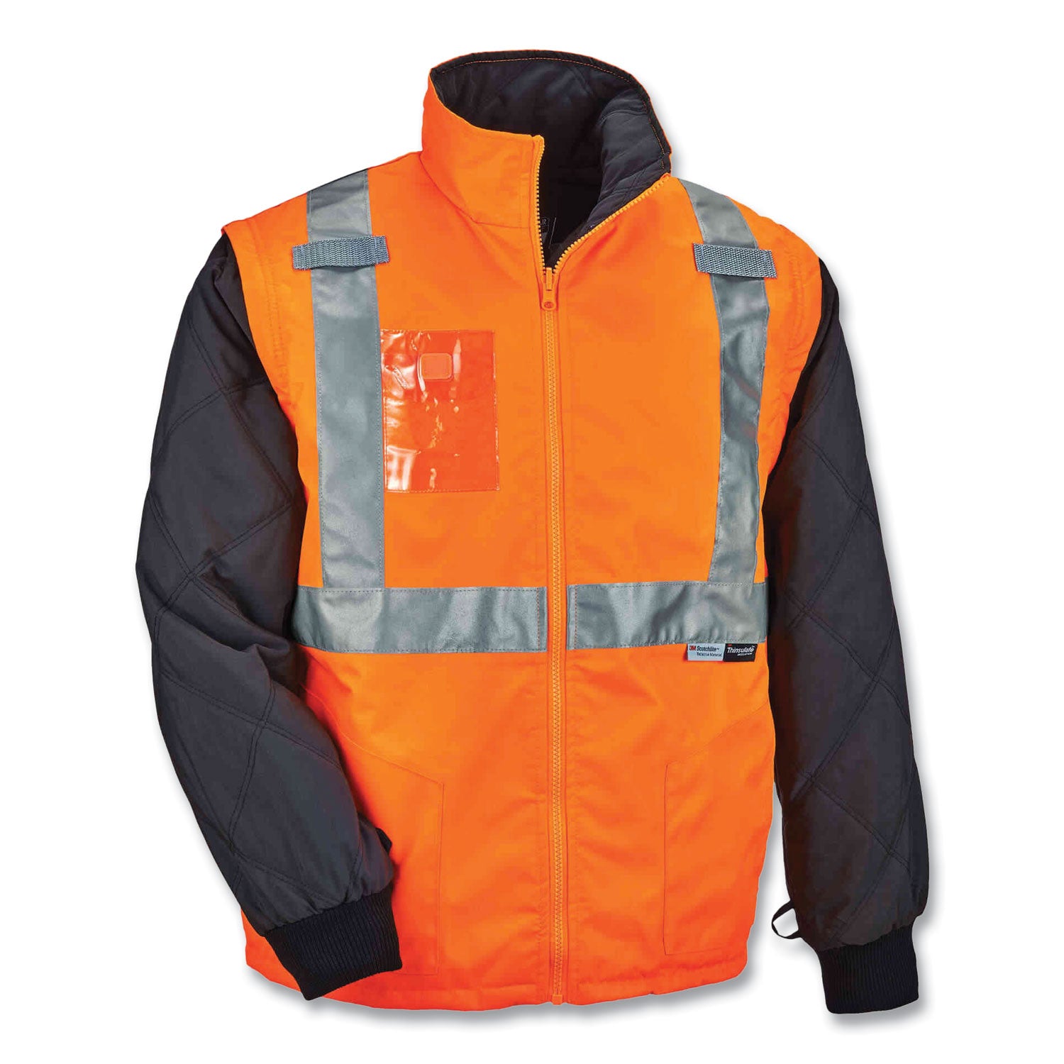 glowear-8287-class-2-hi-vis-jacket-with-removable-sleeves-small-orange-ships-in-1-3-business-days_ego25512 - 1