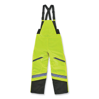 GloWear 8928 Class E Hi-Vis Insulated Bibs, Small, Lime, Ships in 1-3 Business Days