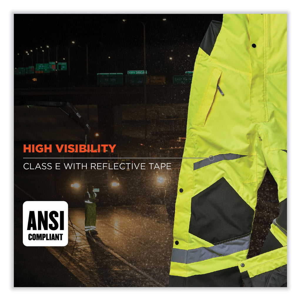 glowear-8928-class-e-hi-vis-insulated-bibs-small-lime-ships-in-1-3-business-days_ego25522 - 4