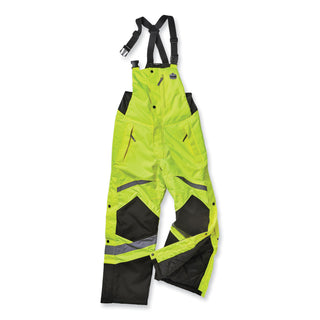 glowear-8928-class-e-hi-vis-insulated-bibs-x-large-lime-ships-in-1-3-business-days_ego25525 - 1