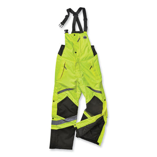 glowear-8928-class-e-hi-vis-insulated-bibs-2x-large-lime-ships-in-1-3-business-days_ego25526 - 1