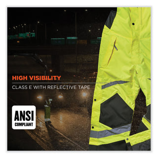 glowear-8928-class-e-hi-vis-insulated-bibs-4x-large-lime-ships-in-1-3-business-days_ego25528 - 4