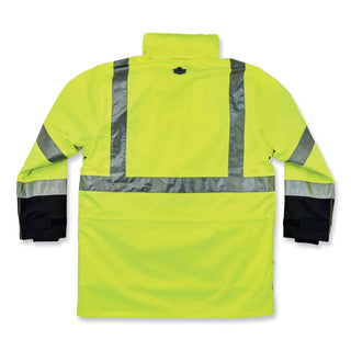 GloWear 8388 Class 3/2 Hi-Vis Thermal Jacket Kit, Medium, Lime, Ships in 1-3 Business Days