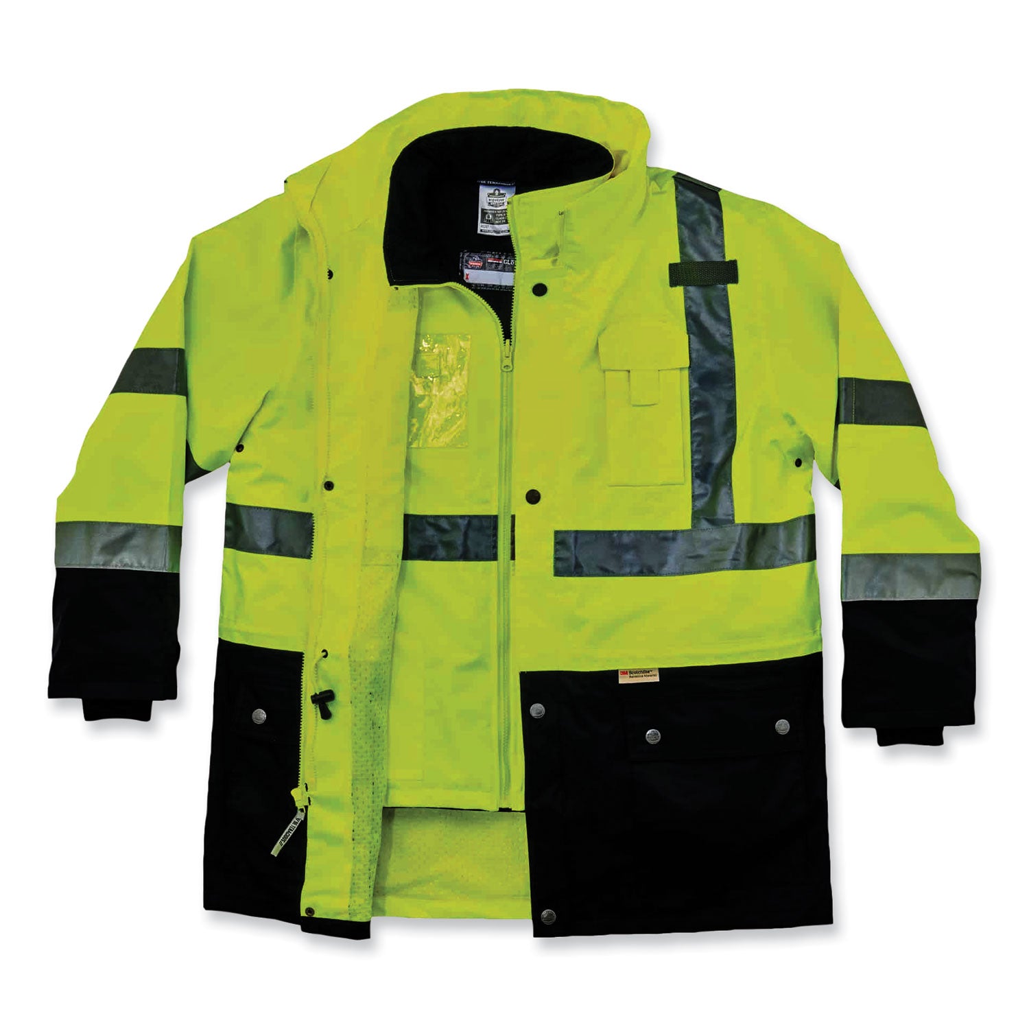 glowear-8388-class-3-2-hi-vis-thermal-jacket-kit-5x-large-lime-ships-in-1-3-business-days_ego25539 - 3