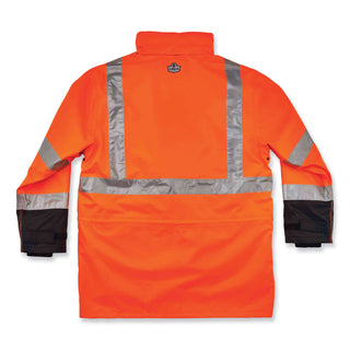 GloWear 8388 Class 3/2 Hi-Vis Thermal Jacket Kit, 4X-Large, Orange, Ships in 1-3 Business Days