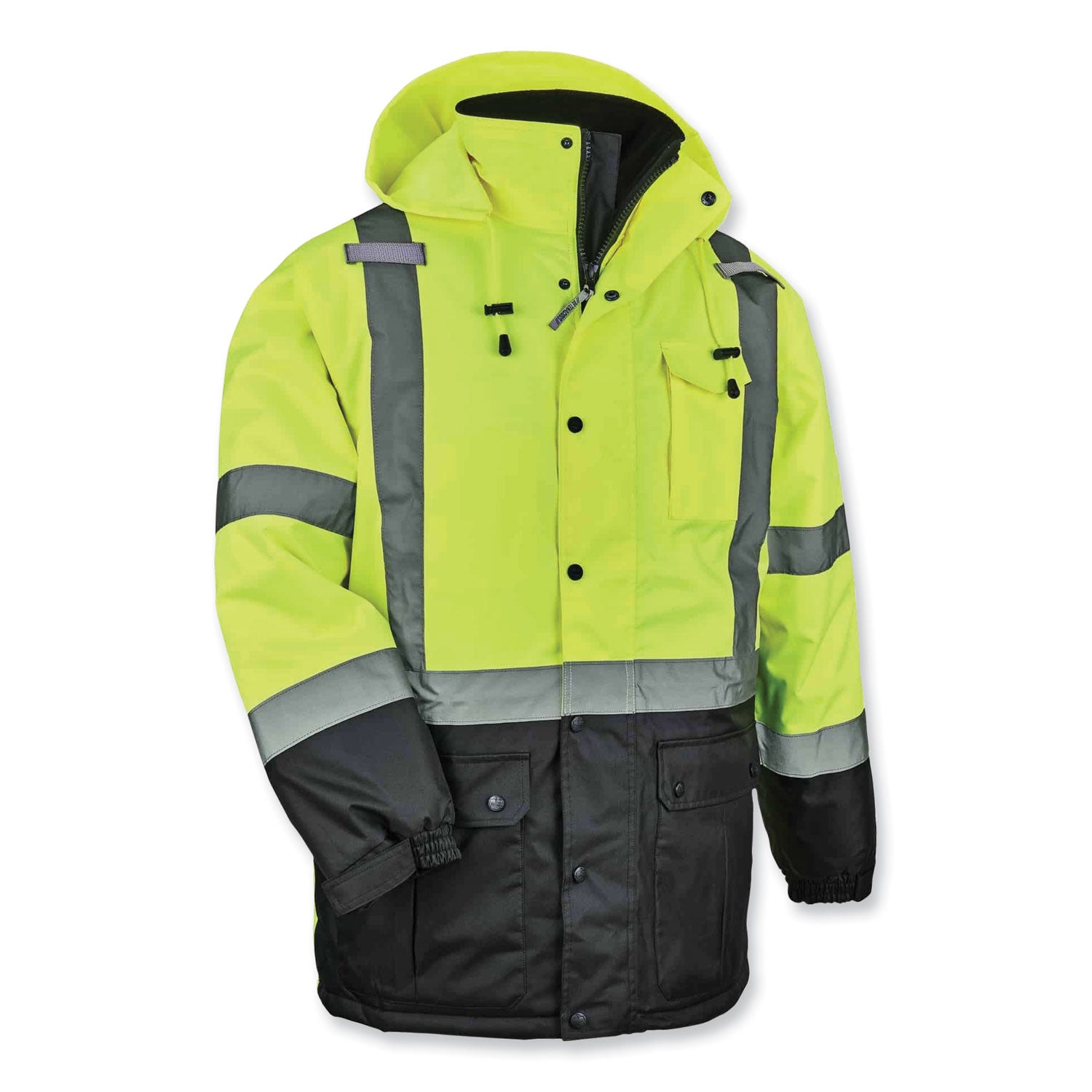 glowear-8384-class-3-hi-vis-quilted-thermal-parka-large-lime-ships-in-1-3-business-days_ego25564 - 1