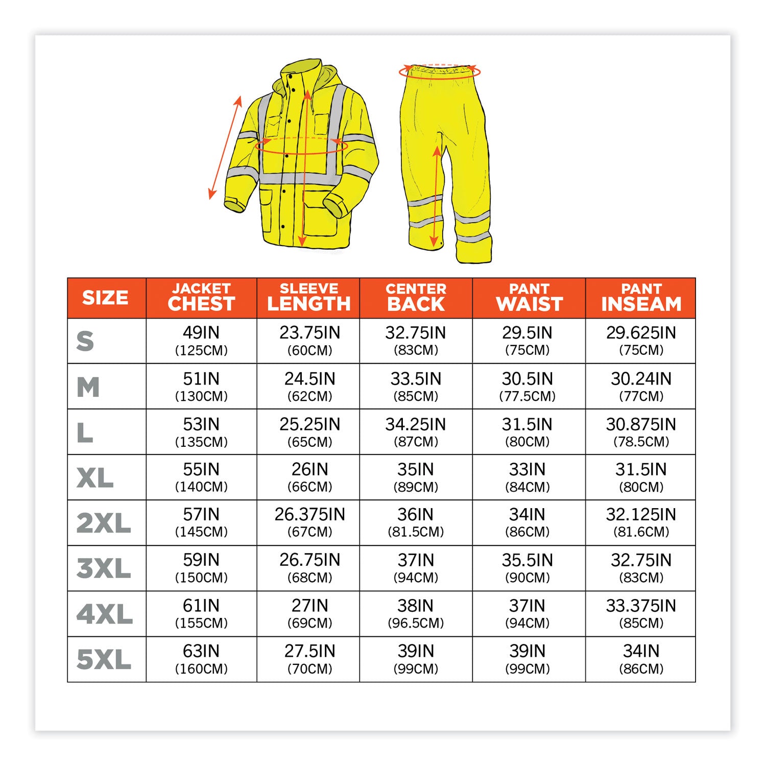 GloWear 8376K Lightweight HV Rain Suit, 2X-Large, Lime, Ships in 1-3 Business Days