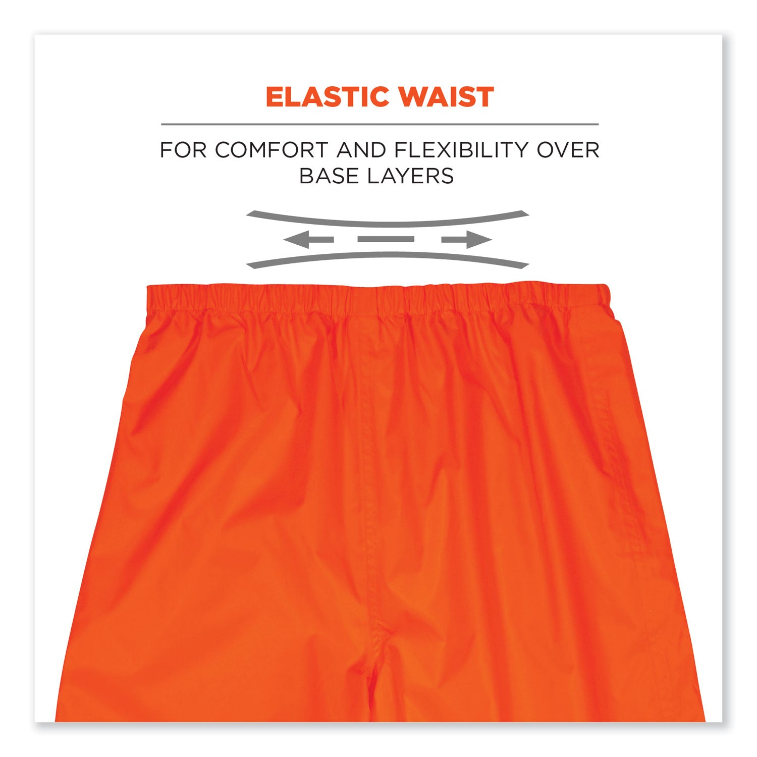 glowear-8916-class-e-lightweight-hi-vis-rain-pants-small-orange-ships-in-1-3-business-days_ego25442 - 4