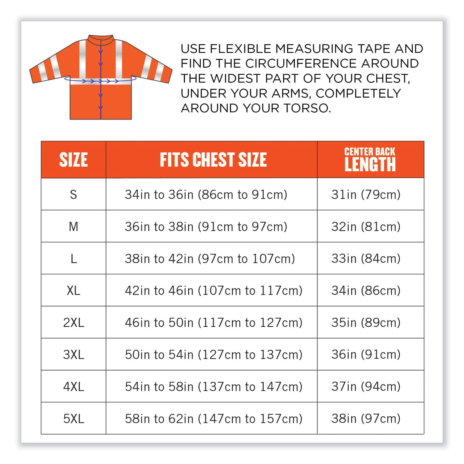 GloWear 8384 Class 3 Hi-Vis Quilted Thermal Parka, 3X-Large, Orange, Ships in 1-3 Business Days