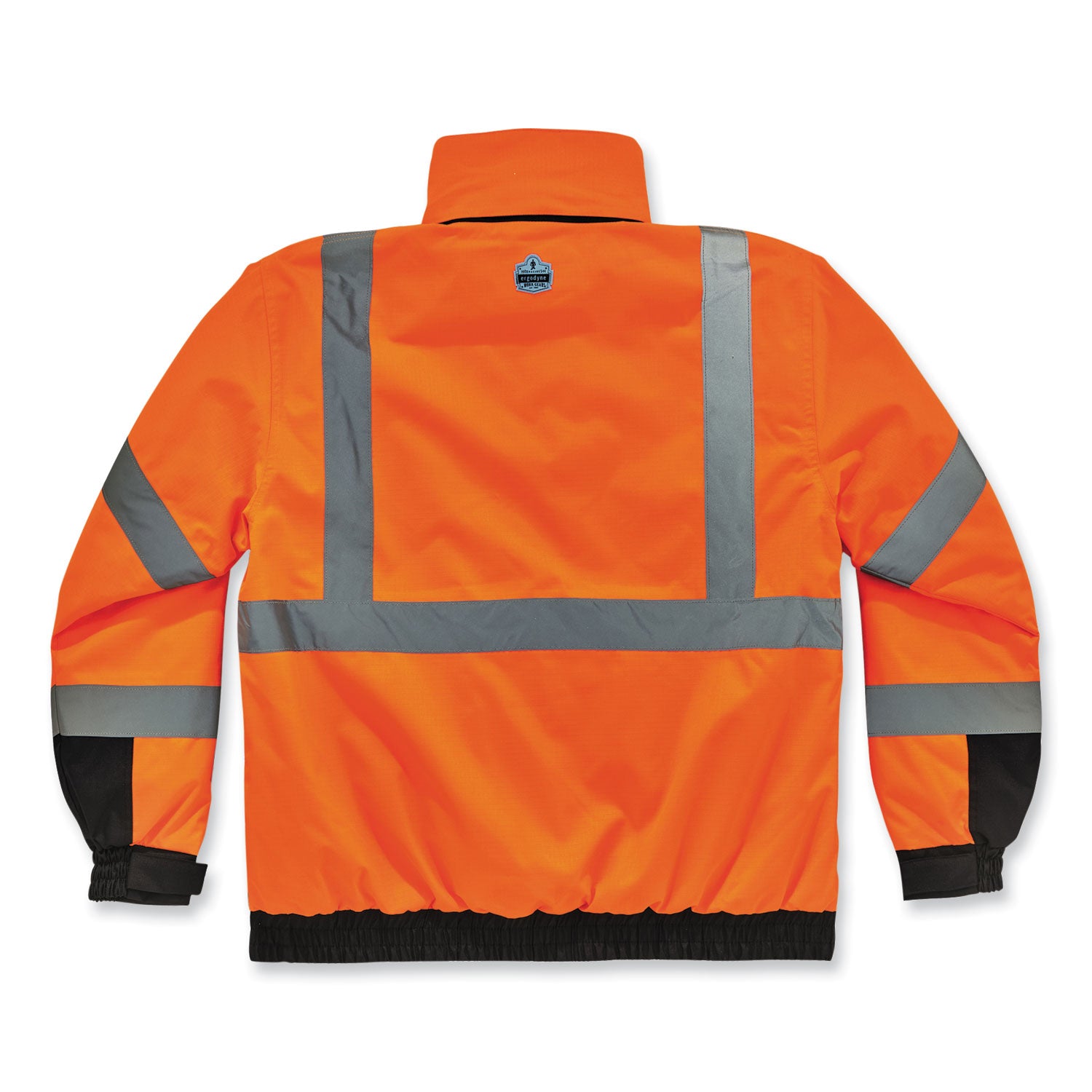 glowear-8381-class-3-hi-vis-4-in-1-quilted-bomber-jacket-orange-small-ships-in-1-3-business-days_ego25582 - 2