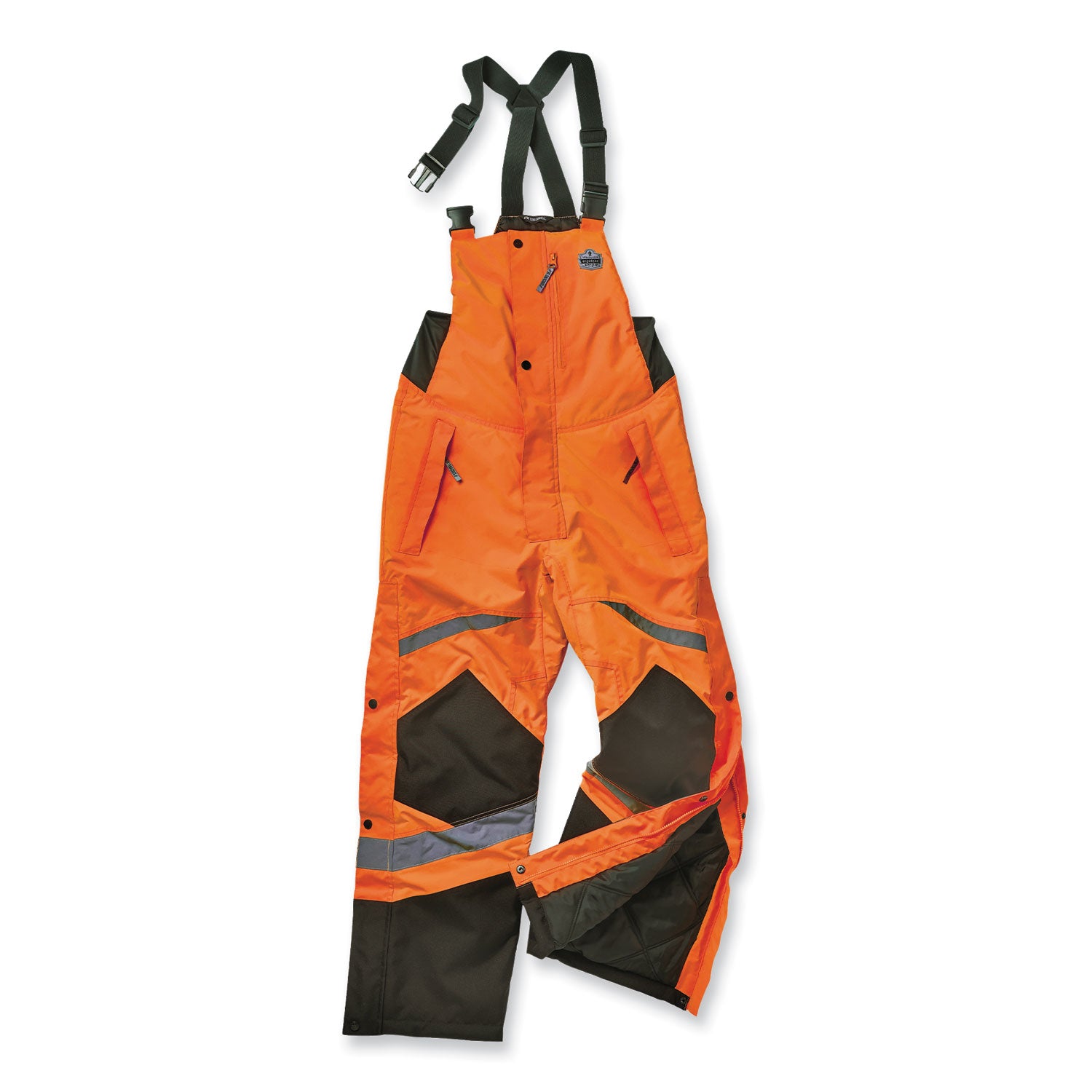 glowear-8928-class-e-hi-vis-insulated-bibs-medium-orange-ships-in-1-3-business-days_ego25633 - 1